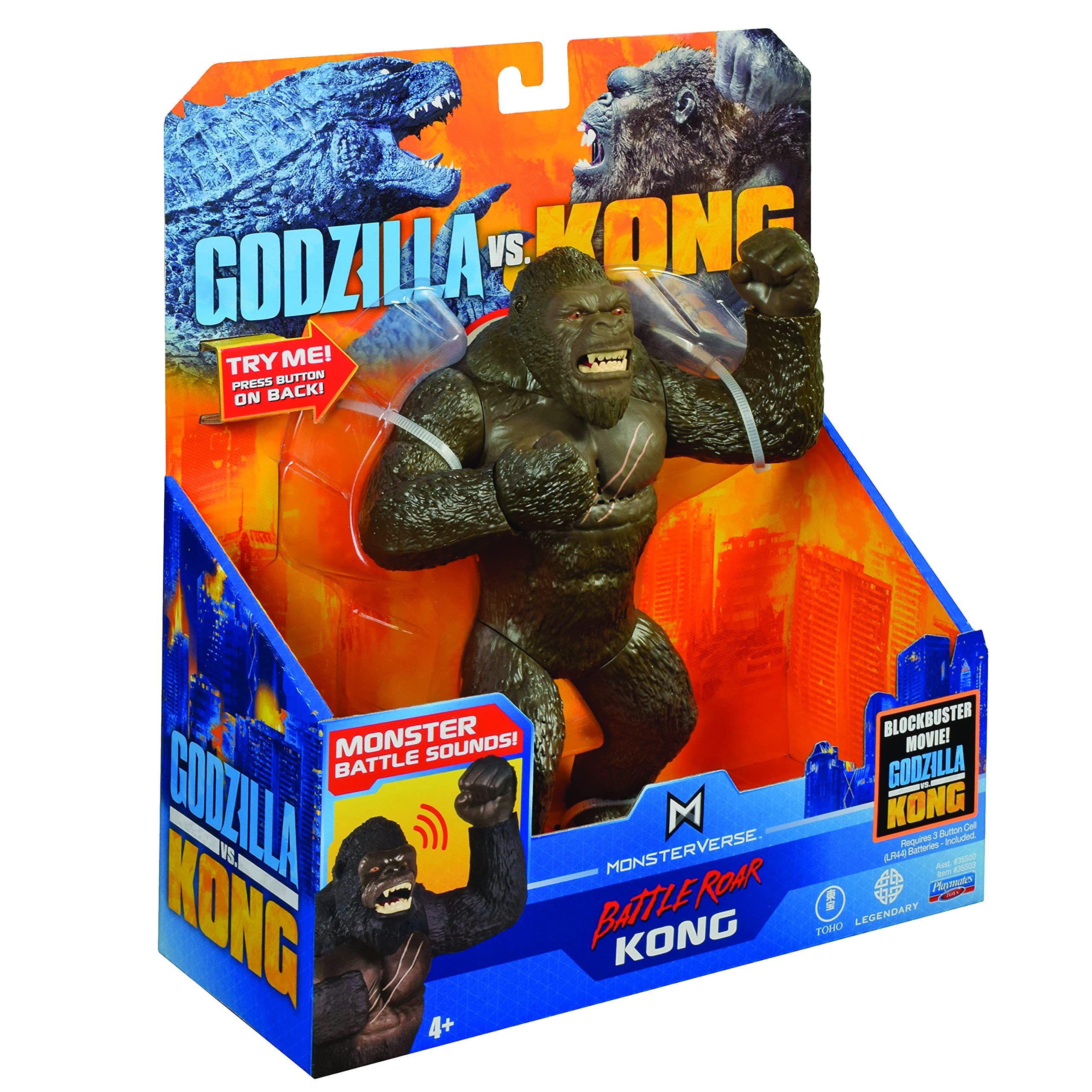 MonsterVerse Godzilla vs Kong Collectable 7 Inch Deluxe, Highly